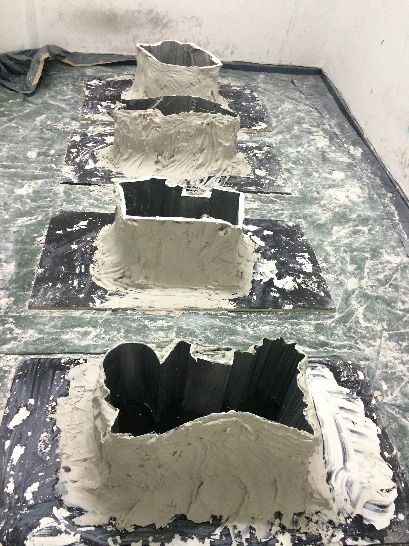 Creating the work 'Archive of Surfaces' by Dan Stockholm