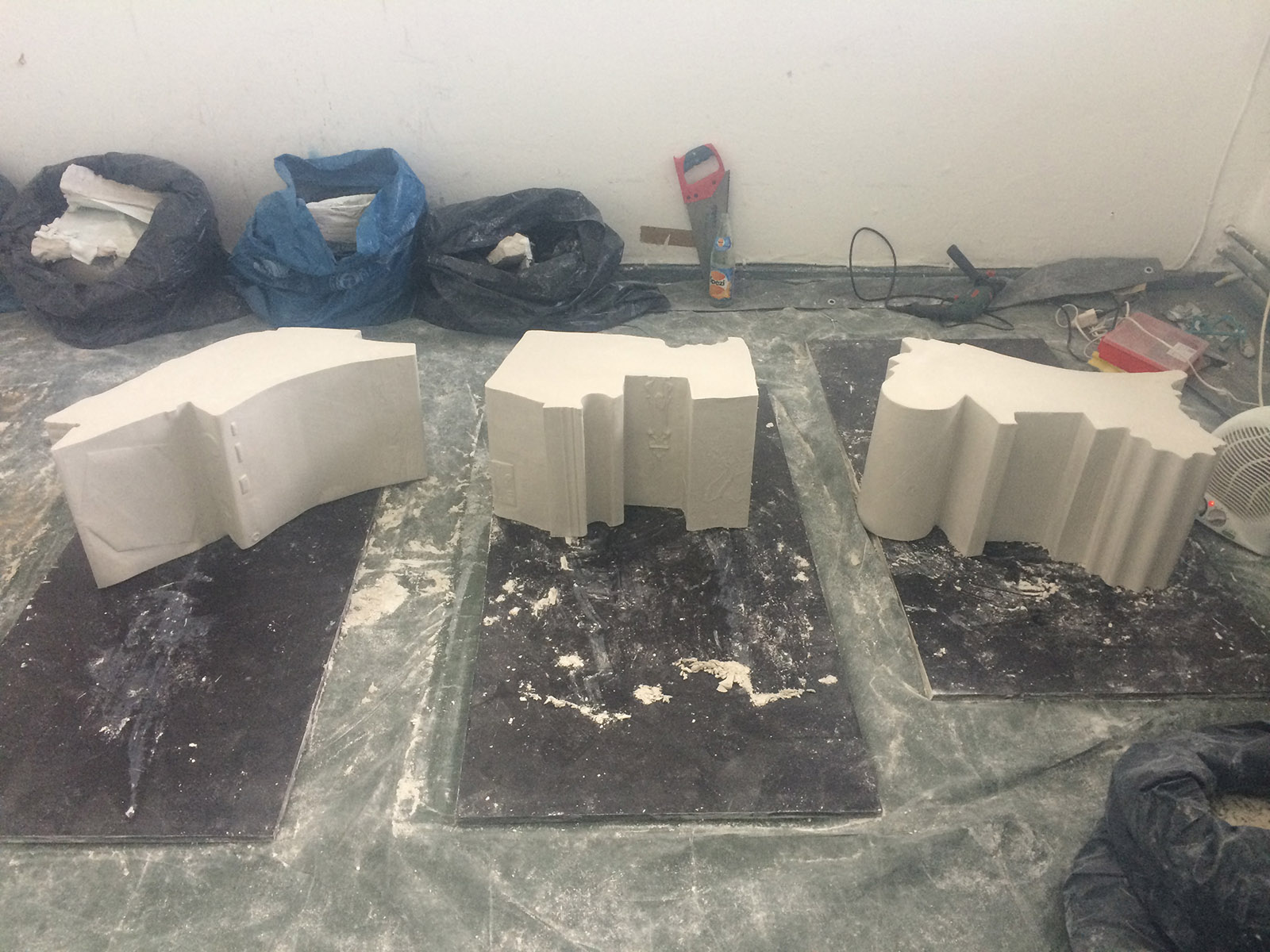 Creating the work 'Archive of Surfaces' by Dan Stockholm