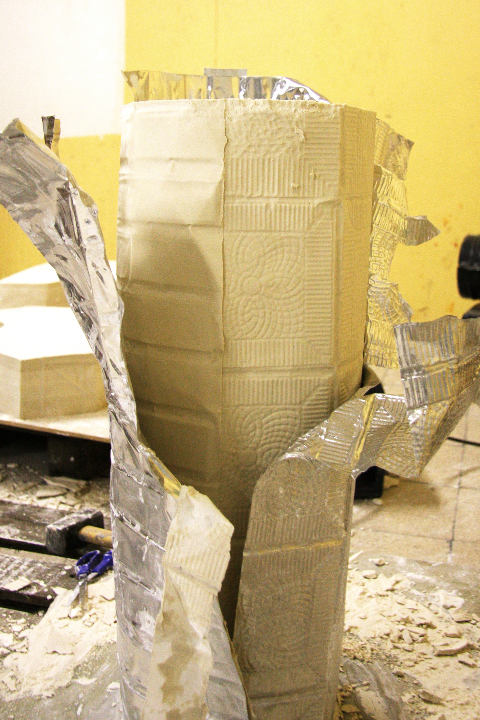 Creating the work 'Archive of Surfaces' by Dan Stockholm