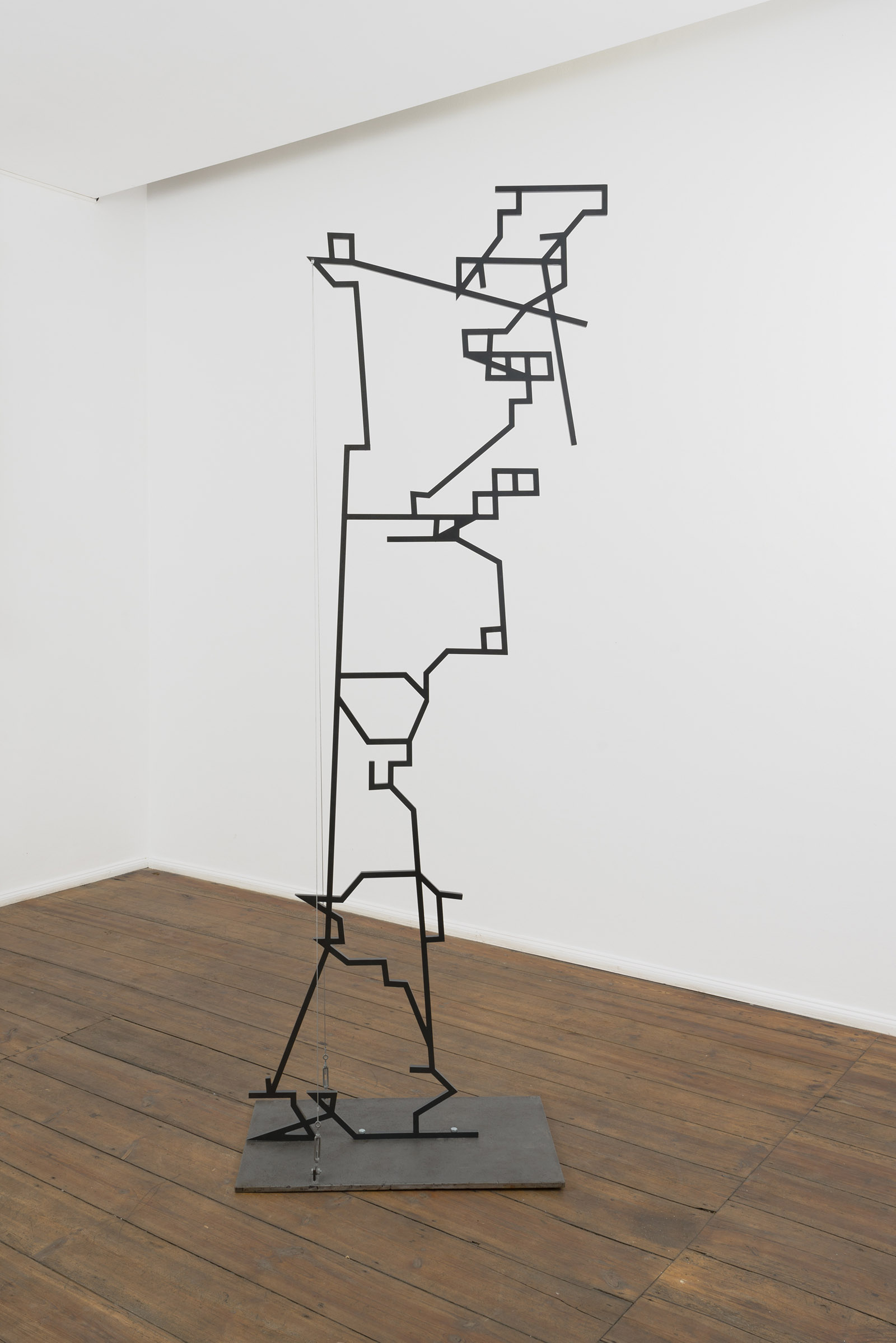 Documentation of the work 'The Phantoms' by Dan Stockholm, specifically 'Phantom column'
